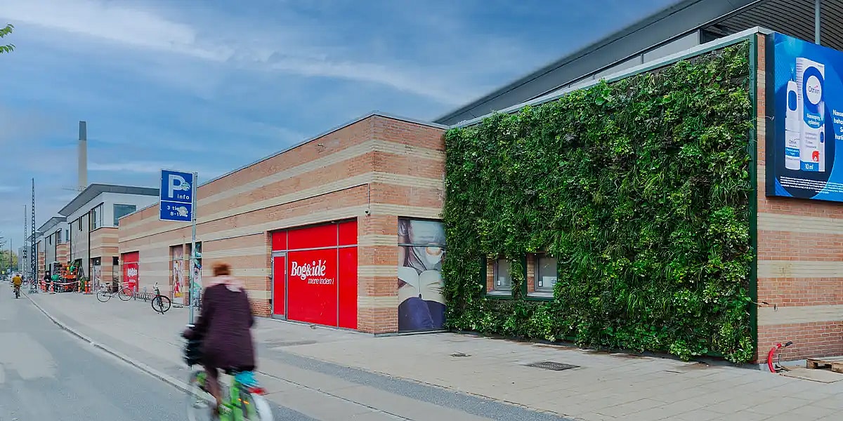 udendørs plantevægge,